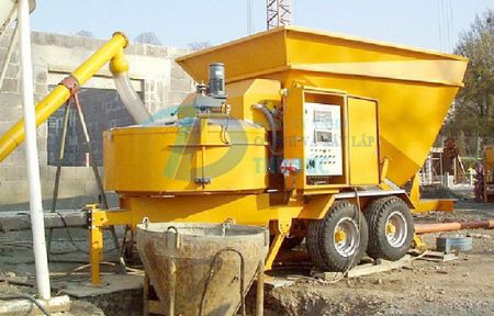 Trạm trộn bê tông di động mini