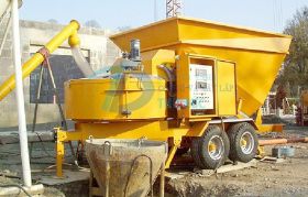 Trạm trộn bê tông di động mini