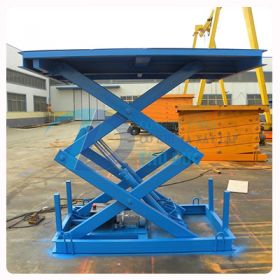 Hydraulic scissor lift table