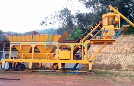 Trạm trộn bê tông di động
