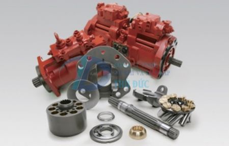 Bơm, motor, van thủy lực cho máy công trình
