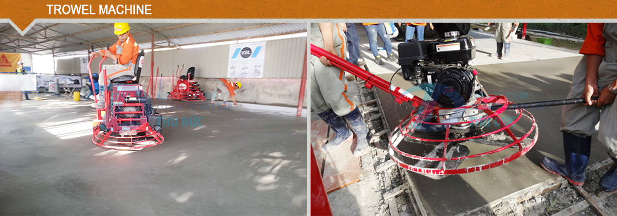 Trowel machine