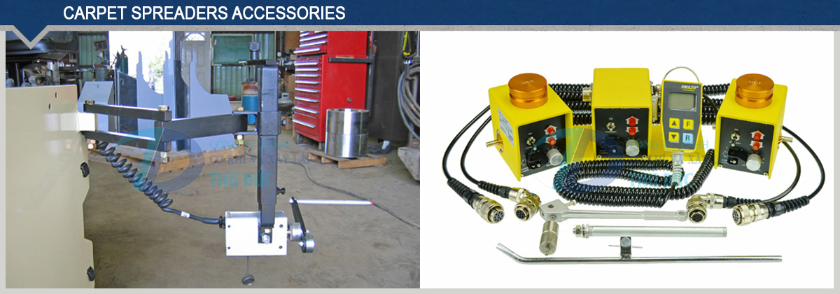 Carpet spreaders accessories
