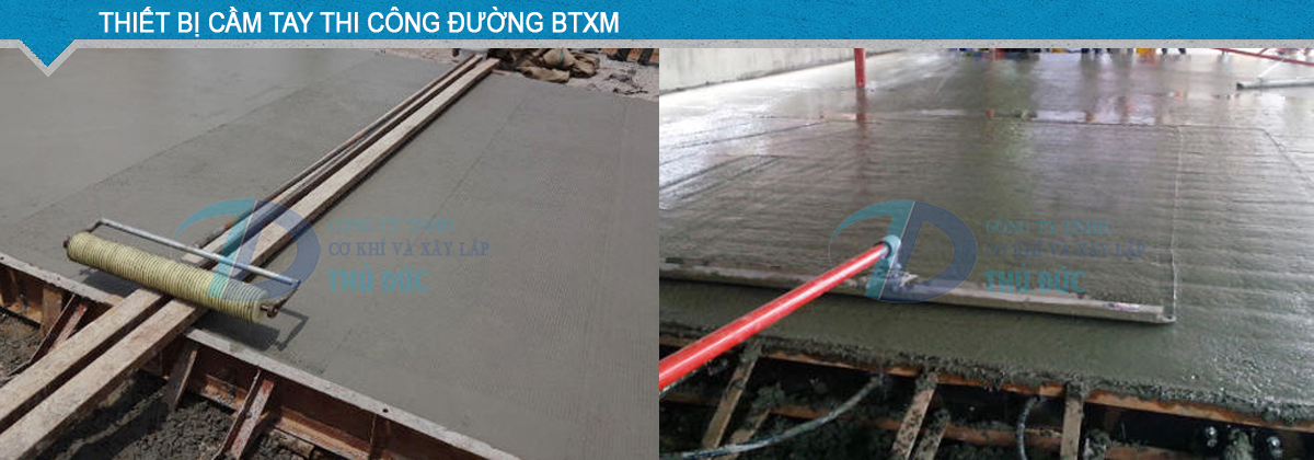 Thiết bị cầm tay thi công đường btxm