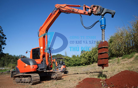 Máy khoan đất thủy lực Auger Torque