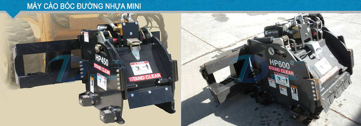 Máy cào bóc đường nhựa mini