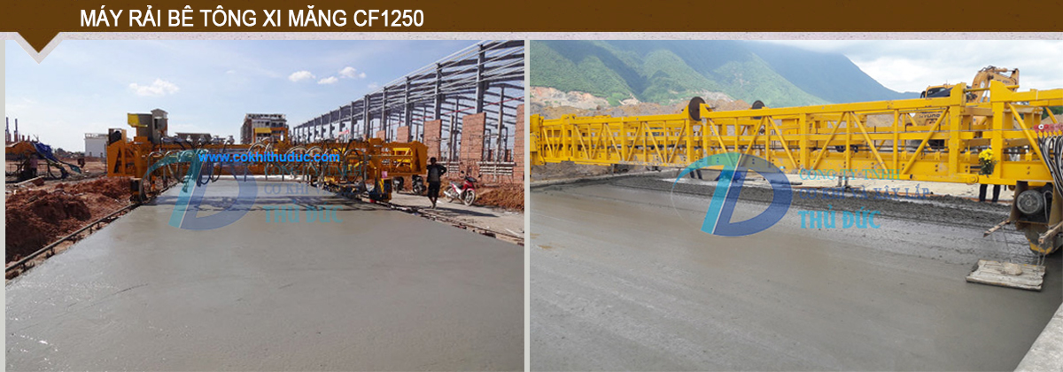 Máy rải bê tông xi măng CF 1250