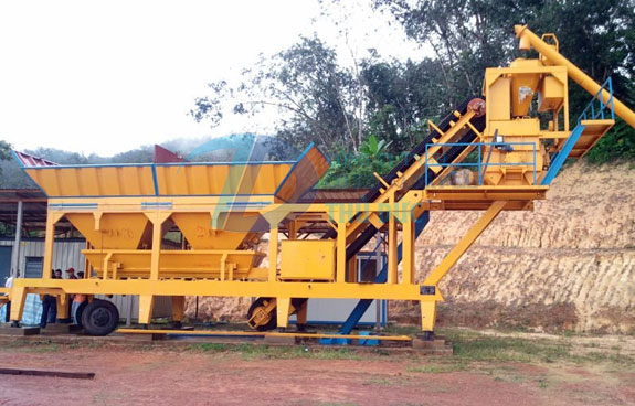 Trạm trộn bê tông di động