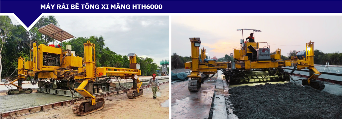 Máy rải bê tông xi măng HTH6000