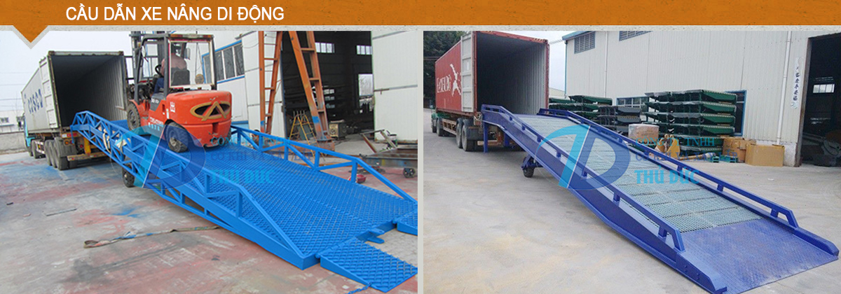 Cầu dẫn xe nâng di động